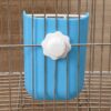 2-in-1 Rabbit Hay Feeder & Food Bowl, Cage Mount No-Mess Feeder for Small Pets