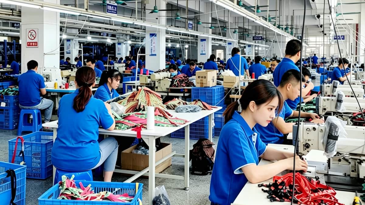 Pet supplies factory workshop