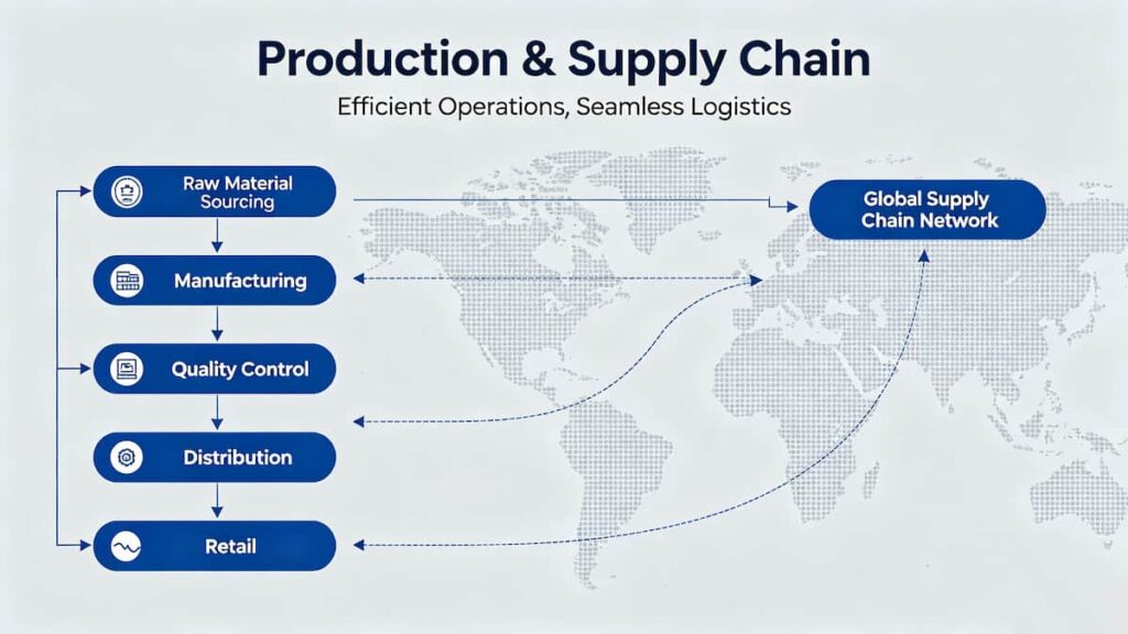 Global pet supply chain network