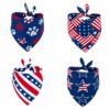 apparel-accessories-1-1 Americana Star Stripe Dog Bandana - Adjustable Festive Scarf