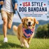 apparel-accessories-1-8 Americana Star Stripe Dog Bandana - Adjustable Festive Scarf