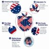 apparel-accessories-1-9 Americana Star Stripe Dog Bandana - Adjustable Festive Scarf