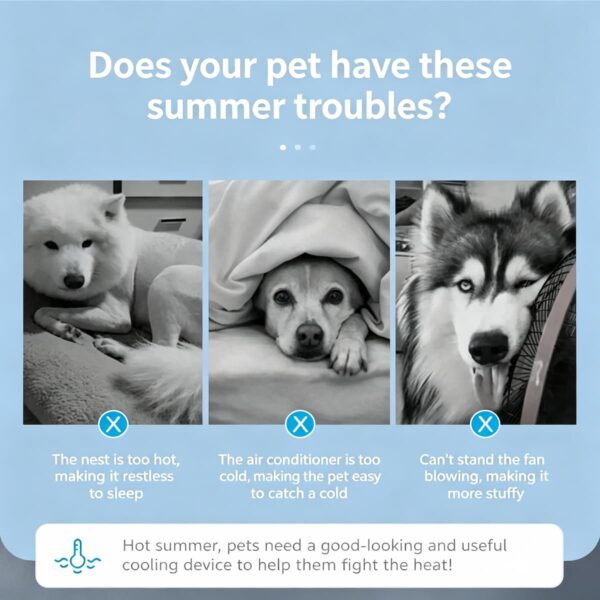 beds-bedding-1-4 Cooling Pet Mat Gel & Water-Filled for Dogs Cats Summer
