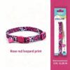 Cute Woven Cat Collar with Bell, Adjustable Stylish Neck Accessory for Cats & Kittens