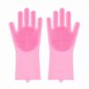 daily-care-cleaning-1-3 Soft Silicone Dog Cat Bath Massage Glove Brush Pet Grooming Cleaning Mitt
