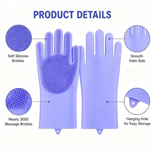 daily-care-cleaning-1-6 Soft Silicone Dog Cat Bath Massage Glove Brush Pet Grooming Cleaning Mitt