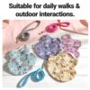 Rabbit Harness and Leash Set, Cute Vest for Small Pets, Adjustable & Escape-Proof
