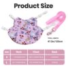Rabbit Harness and Leash Set, Cute Vest for Small Pets, Adjustable & Escape-Proof