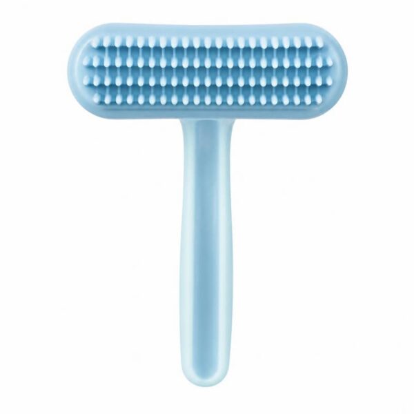 Rabbit Silicone Pet Comb, Soft Bristle Brush for Cat & Loose Hair Removal