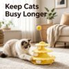 Three-layer Three-ball Cat Turntable Cat Toy, Interactive Self-entertainment Toy for Cats