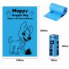 travel-outings-1-7 Portable Dog Poop Bag Dispenser, Leash Clip Pet Waste Bag Holder for Outdoor Walking