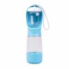 3-in-1 Portable Pet Water & Food Bottle with Poop Bag Dispenser for Dogs and Cats