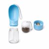 3-in-1 Portable Pet Water & Food Bottle with Poop Bag Dispenser for Dogs and Cats