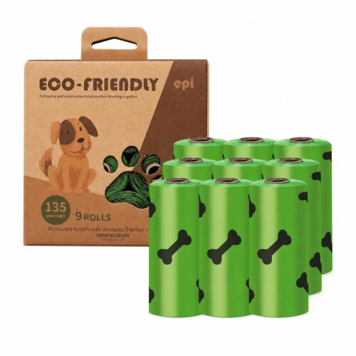 travel-outings-2-1 Leak-Proof Extra Thick Lavender Scented Dog Poop Bag Refill Rolls, Pet Waste Bags for Standard Dispenser-Available in 8, 9, or 18 Rolls