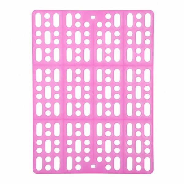 Rabbit Cage Foot Pad, Fixable Plastic Grid Mat That Prevents Pet Pododermatitis & Paw Ulceration