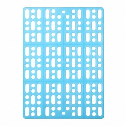 Rabbit Cage Foot Pad, Fixable Plastic Grid Mat That Prevents Pet Pododermatitis & Paw Ulceration