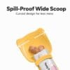 cat-feeding-watering-30-7 Cat Treat Squeeze Spoon, Food-Grade Mess-Free Cat Puree Dispenser with Hanging Storage