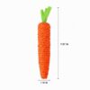 cat-toys-23-7 Cat Toys Carrot Shaped Squeaky Chew Toys Indoor Interactive Molar Fun Toys for Cats