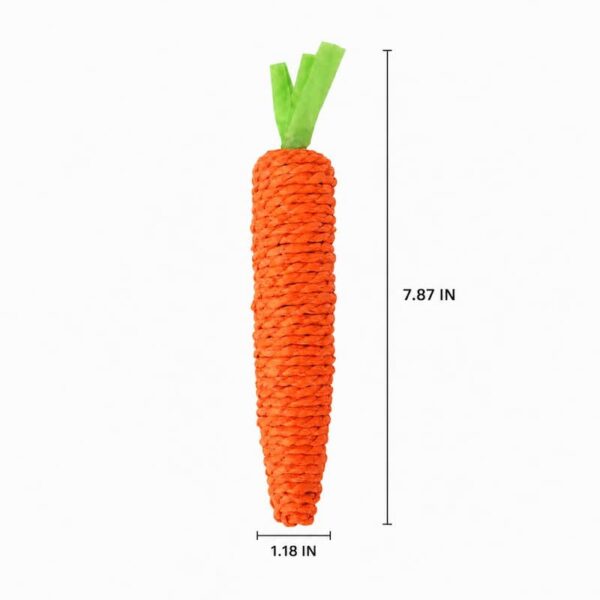 cat-toys-23-7 Cat Toys Carrot Shaped Squeaky Chew Toys Indoor Interactive Molar Fun Toys for Cats