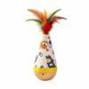 cat-toys-29-5 Cat Tumbler Toy Self-Righting Feather Wobble Toy, Bite Resistant Enrichment Toy for Indoor Cats