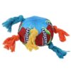 dog-toys-22-8 Dog Toy, Rainbow Candy Shaped Squeaky Rope Toy for Teeth & Interactive Play