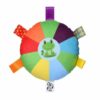 dog-toys-25-3 Dog Flying Disc Toy, Soft Squeaky Interactive Plush Fetch Toy for Small Medium Dogs