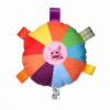 dog-toys-25-4 Dog Flying Disc Toy, Soft Squeaky Interactive Plush Fetch Toy for Small Medium Dogs