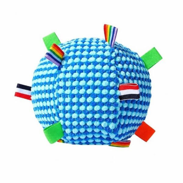 dog-toys-28-3 Dog Interactive Squeaky Ball, Durable Washable Chew Toy for Dog Teeth Cleaning & Boredom Relief