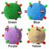 dog-toys-28-5 Dog Interactive Squeaky Ball, Durable Washable Chew Toy for Dog Teeth Cleaning & Boredom Relief