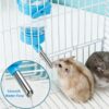 Hamster Cage Hanging Water Dispenser 80ml&125ml for Bear,Guinea Pig & Small Rodents