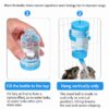 Hamster Cage Hanging Water Dispenser 80ml&125ml for Bear,Guinea Pig & Small Rodents