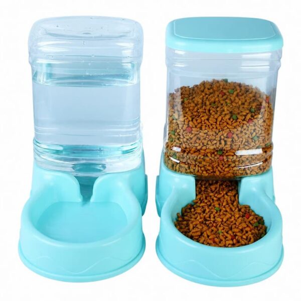 3.5L Auto Pet Feeder & Water Dispenser, Non-Slip ABS Bowl for Dogs, Cats & Pets
