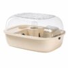 Large Anti-Bite Hamster Cage, 360° View Small Pet Habitat with Full Accessories & Exercise Wheel