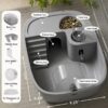 Large Anti-Bite Hamster Cage, 360° View Small Pet Habitat with Full Accessories & Exercise Wheel