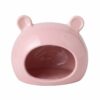 Hamster & Sugar Glider Cartoon Ceramic Cooling Hideout Nest, Summer Chill Ice House for Small Pets
