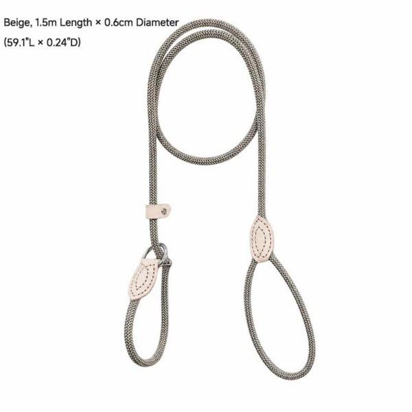 travel-outings-26-11 Dog Leash No Pull P-Leash Slip Lead, Anti-Lunge Adjustable Rope for Small Medium Large Dogs