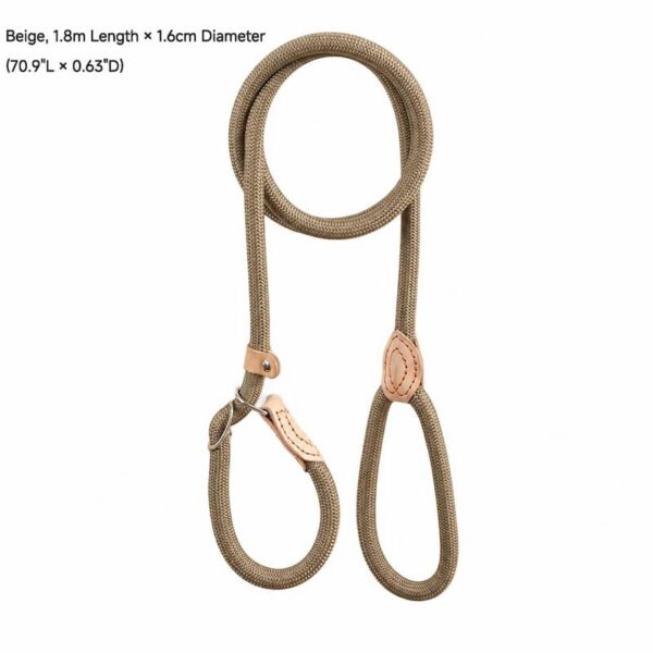 travel-outings-26-14 Dog Leash No Pull P-Leash Slip Lead, Anti-Lunge Adjustable Rope for Small Medium Large Dogs
