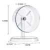 wheels-exercise-21-2 Hamster Exercise Wheel with Stand, Quiet Anti-Pinch Jog Wheel for Syrian & Dwarf Hamsters