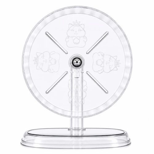 wheels-exercise-21-9 Hamster Exercise Wheel with Stand, Quiet Anti-Pinch Jog Wheel for Syrian & Dwarf Hamsters